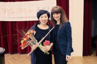 С профессором Парижской консерватории Михи Ким.
